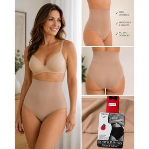 Nancy Ganz Bodyslimmers Nude High Waist Shapewear Brief Panty No VPL 18‎